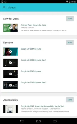 Google IO 2018 android App screenshot 1