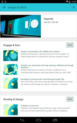 Google IO 2018 android App screenshot 6
